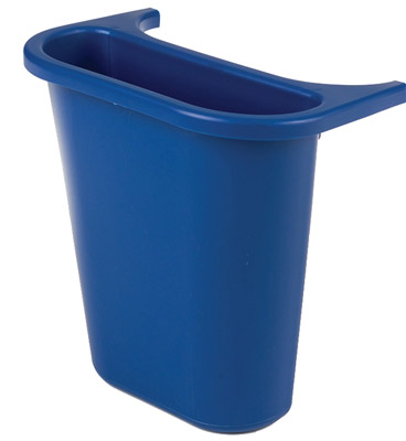 Bac Rubbermaid de separation poubelle tris selectif 4,5 L bleu