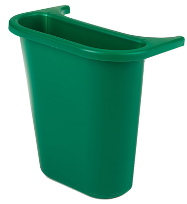 Bac Rubbermaid de separation poubelle tris selectif 4,5 Litres vert