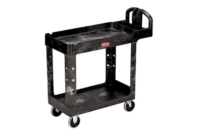 Chariot de manutention plateau haute resistance Rubbermaid