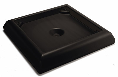 Base lestee Noir pour poubelle rangers Rubbermaid