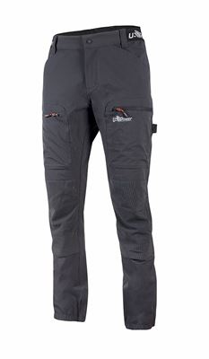 Pantalon de travail stretch gris horizon