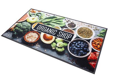 Tapis entrée logo 115x250 cm jet print