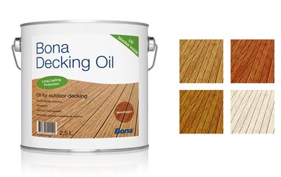 Huile parquet exterieur Bona deck oil incolore 2,5L