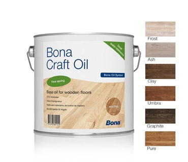 Huile parquet Bona craft oil clay argile 2,5 L