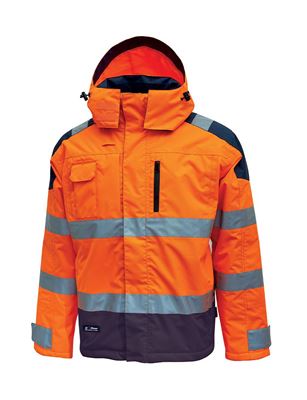 Parka haute visibilité orange defender