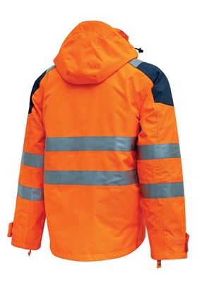 Parka de travail multipoches haute visibilité hiver Logica REGALHV/AB-L