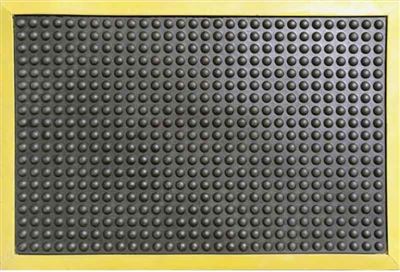 Tapis ergonomique zone de sécurité 60x90cm jaune