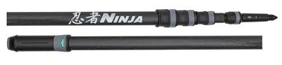 Perche télescopique Ninja Carbone 4 éléments 4,50m