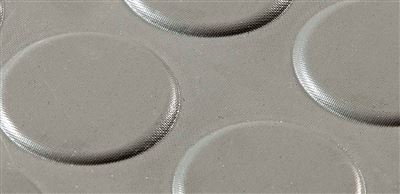 Tapis caoutchouc pastillé 1,20x10m gris