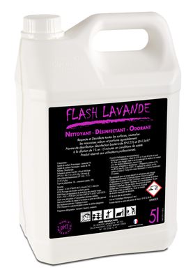Nettoyant désinfectant surodorant flash lavande 5L