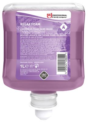 Mousse lavante Deb Relax Foam Wash hotel thalasso 6 x 1000 ml