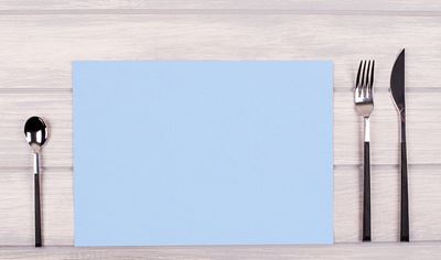 Set spunbond bleu ciel par 100