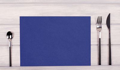 Set spunbond bleu marine par 100