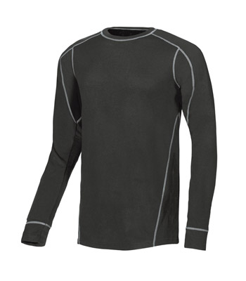 T-shirt manches longues de travail noir alpin