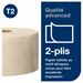 Papier toilette mini jumbo Tork naturel 170m colis de 12