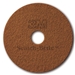 Disque cristallisation Scotch Brite 3M terre de sienne 406 mm par 5