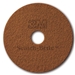 Disque cristallisation Scotch Brite 3M terre de sienne 432mm par 5