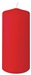 Bougies cylindrique rouge 130X60 mm Duni