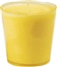 Bougie recharge Duni jaune Solid ou linea colis de 12 