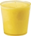 Bougie recharge Duni jaune Solid ou linea colis de 12 