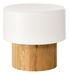 Bougeoir led Sister bambou naturel