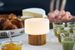 Bougeoir led Sister bambou naturel