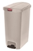 Poubelle Slim Jim Rubbermaid 68 L beige étroit