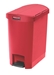 Poubelle Slim Jim Rubbermaid 30 L rouge etroit