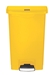 Poubelle Slim Jim Rubbermaid 50 L jaune