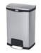 Poubelle Slim Jim Rubbermaid 50 L gris et noir