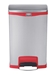 Poubelle Slim Jim Rubbermaid 50 L gris et rouge