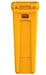 Collecteur Rubbermaid Slim Jim Jaune  87 litres