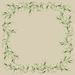 Surnappe Duni Dunicel foliage 84x84 paquet de 100