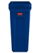 Collecteur Rubbermaid Slim Jim bleu 60 litres