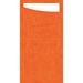 Pochette couvert Sacchetto Duni sun orange