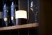 Bougeoir led Bright noyer