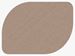 Set de table Stucco grège bio dunicel 28x38