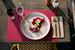 Set de table silicone bordeaux 30 x 45 cm Duni paquet de 6