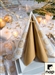 Nappe Noel rouleau cristaux or 1,20x25m