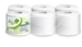 Papier toilette mini jumbo blanc 180 m 2 plis par 12