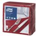 Serviette papier Tork 39x39 2 plis bordeaux colis de 1800