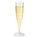 Flutes a champagne jetables cristal injectes 13,5 cl colis 100