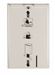 Distributeur et poubelle feminine Rossignol blanc