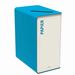 Poubelle de tri sélectif 90L papier cubatri blanc