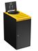 Poubelle de tri selectif restaurant 90L Alitri jaune