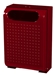 Poubelle murale exterieure Rossignol 30 L rouge