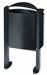 Poubelle cendrier pied exterieure 40 L Rossignol anthracite mat