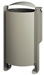 Poubelle cendrier sur pied exterieure 100L 3L Rossignol gris ciment