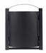 Poubelle murale exterieure 40 L Rossignol gris manganese