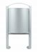 Poubelle sur pied exterieure Rossignol 40 L gris metal